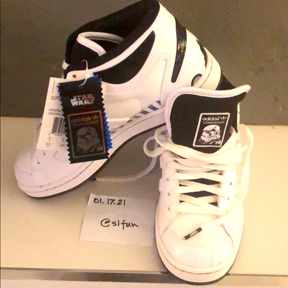 adidas Superskate Mid Star Wars Stormtrooper NWT